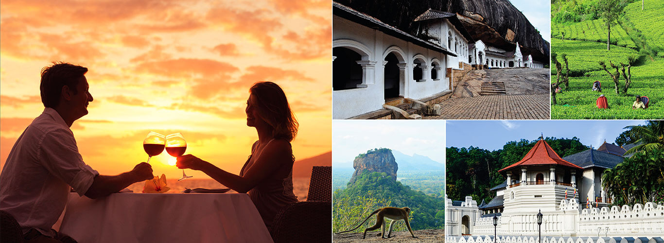 Honeymoon Tour in Amazing Sri Lanka - Full Natural Special Design Package ( 5 star resorts )