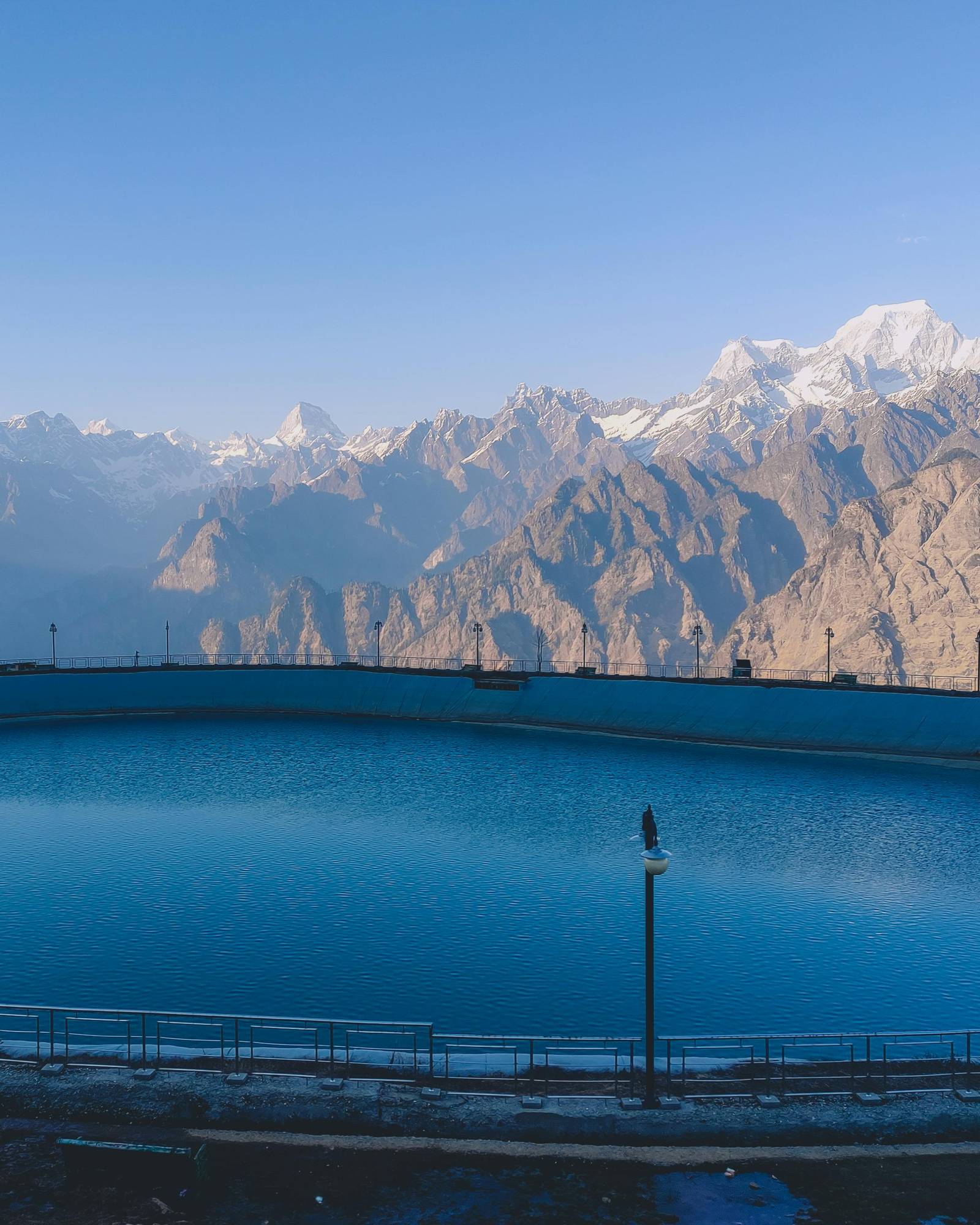 Auli artificial lake